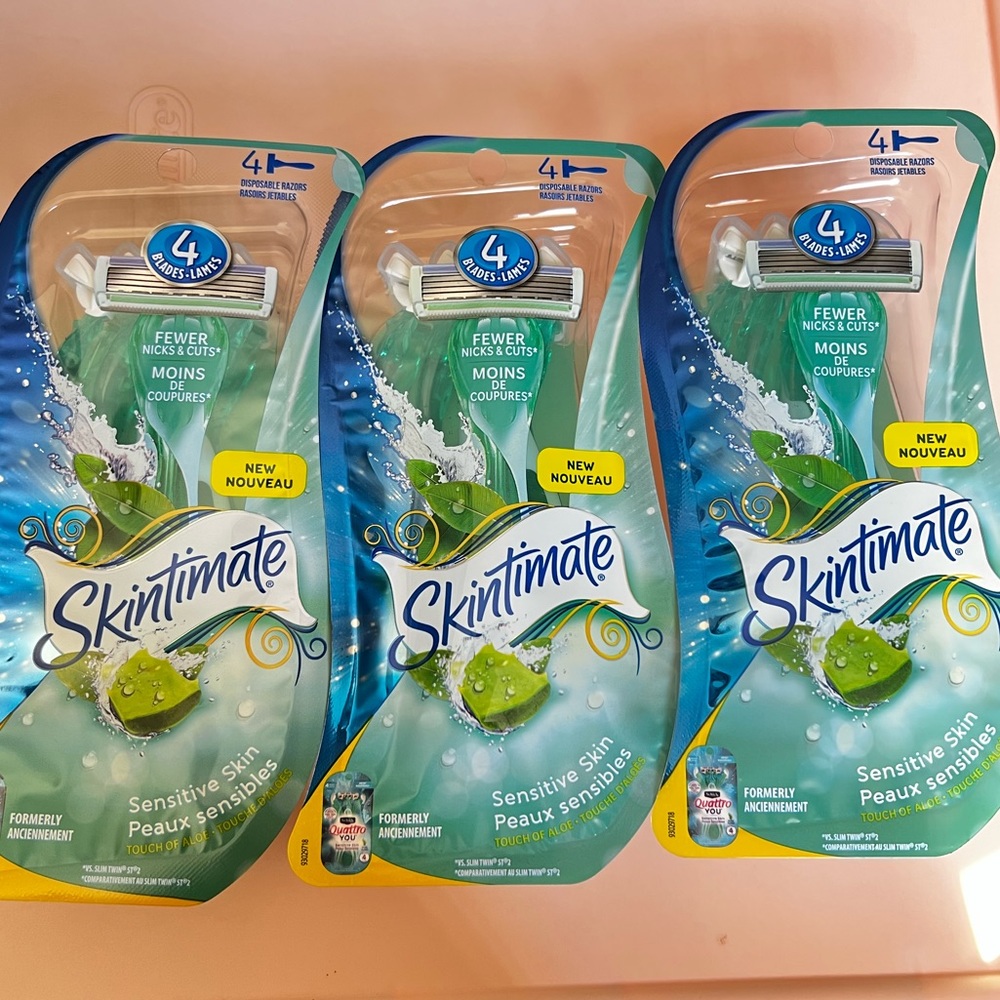 (3) Skintimate - Sensitive Skin - Disposable Razors